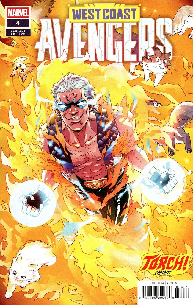 West Coast Avengers #4 (Nao Fuji Torch Variant)