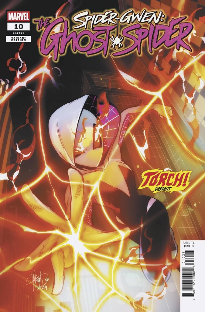 Spider-Gwen: The Ghost-Spider #10 (Mirka Andolfo Torch Variant)