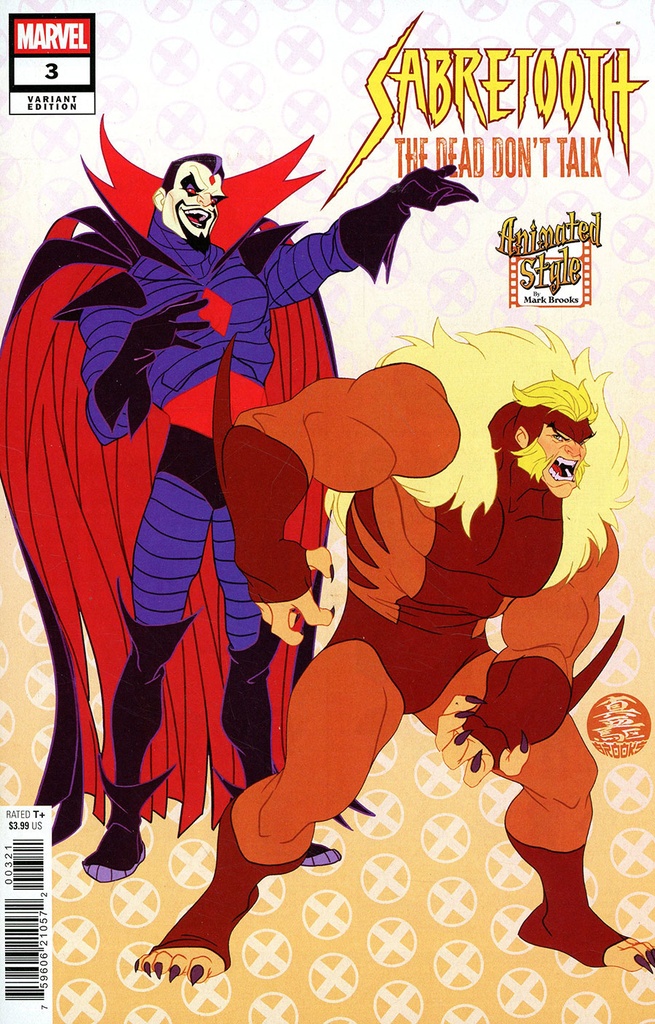 Sabretooth: The Dead Don't Talk #3 of 5 (Mark Brooks Animated-Style Variant)