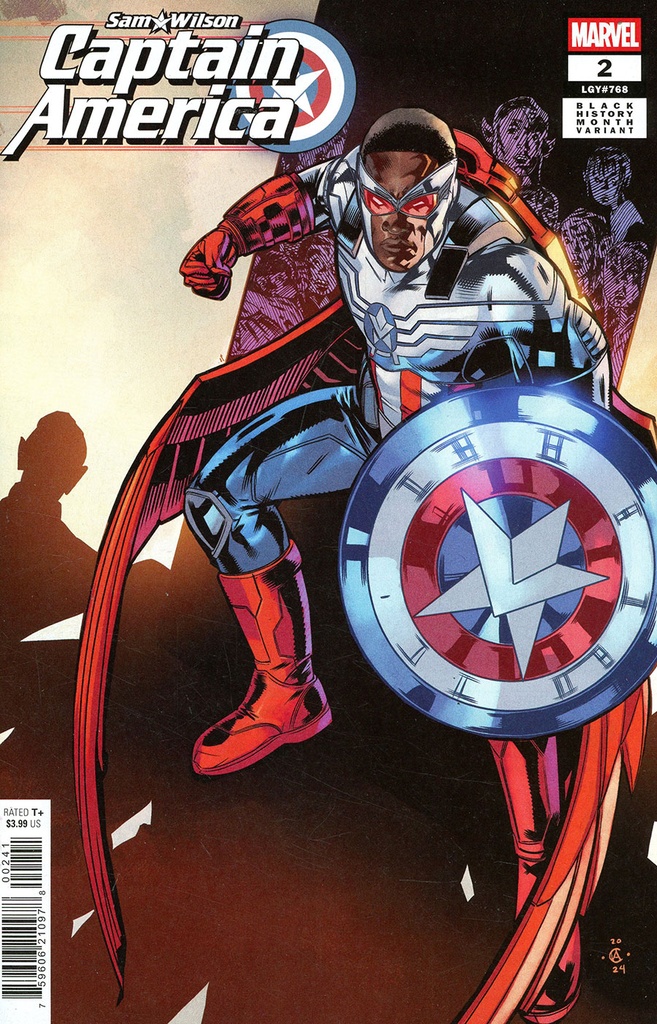Sam Wilson: Captain America #2 of 5 (Chris Allen Black History Month Variant)