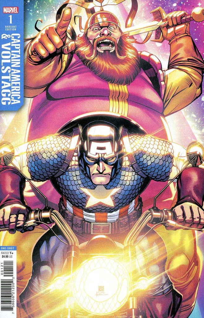 Captain America & Volstagg #1 (Bernard Chang Variant)