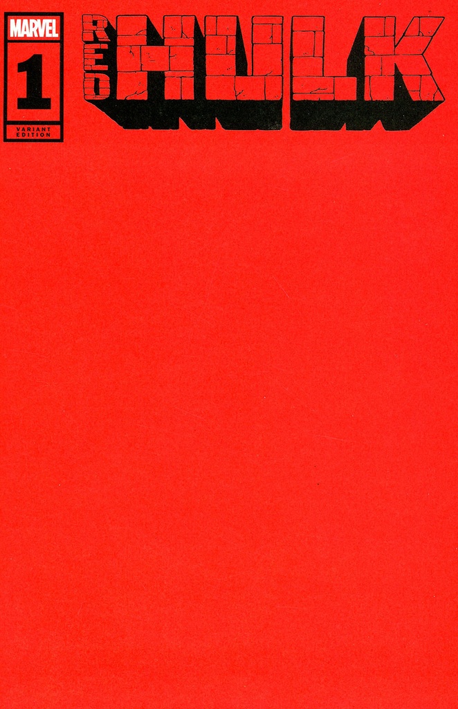 Red Hulk #1 (Red Blank Variant)