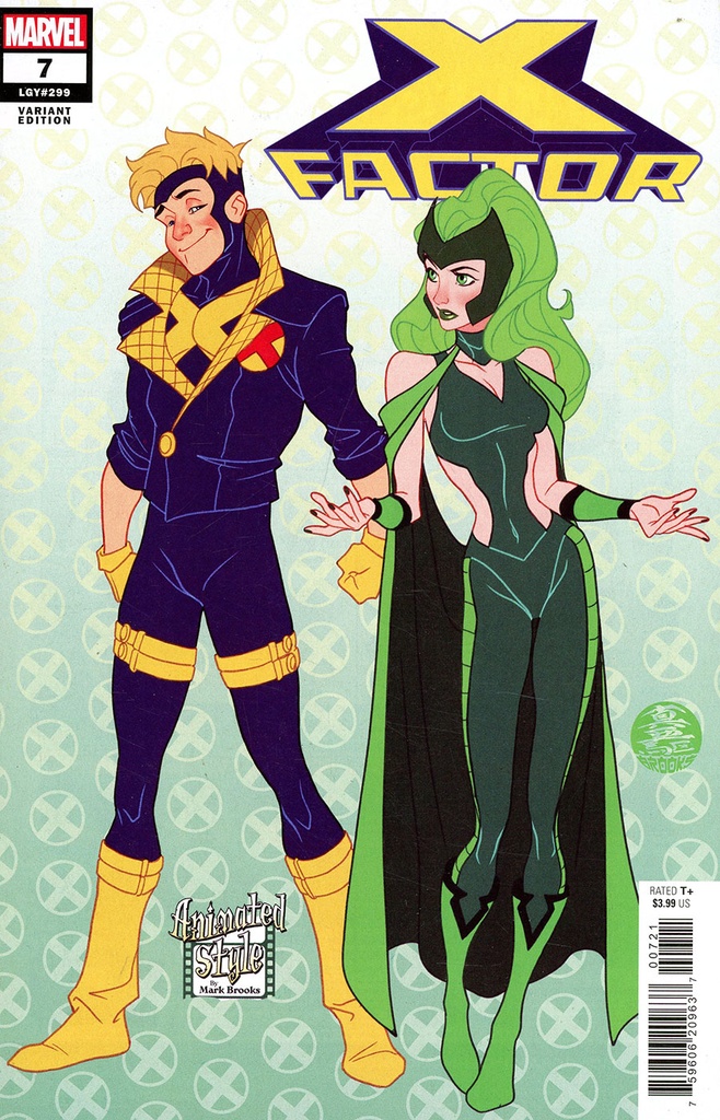 X-Factor #7 (Mark Brooks Animated-Style Variant)