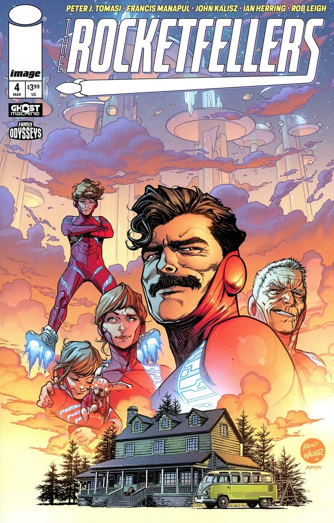 The Rocketfellers #4 (Cover B Brad Walker & Brad Anderson)