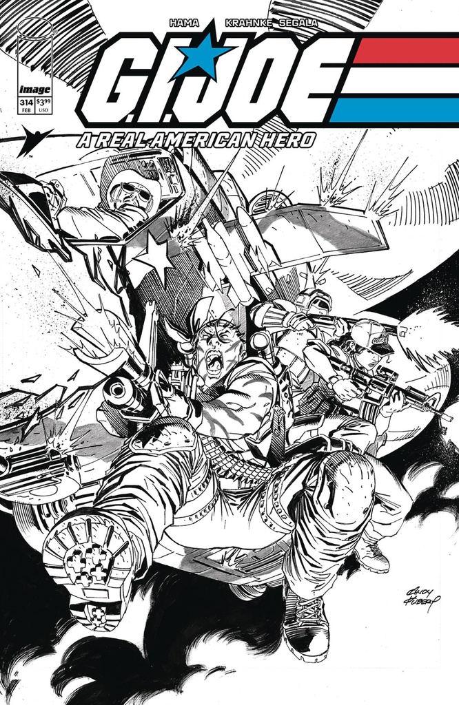 GI Joe: A Real American Hero #314 (Cover B Andy Kubert B&W Variant)