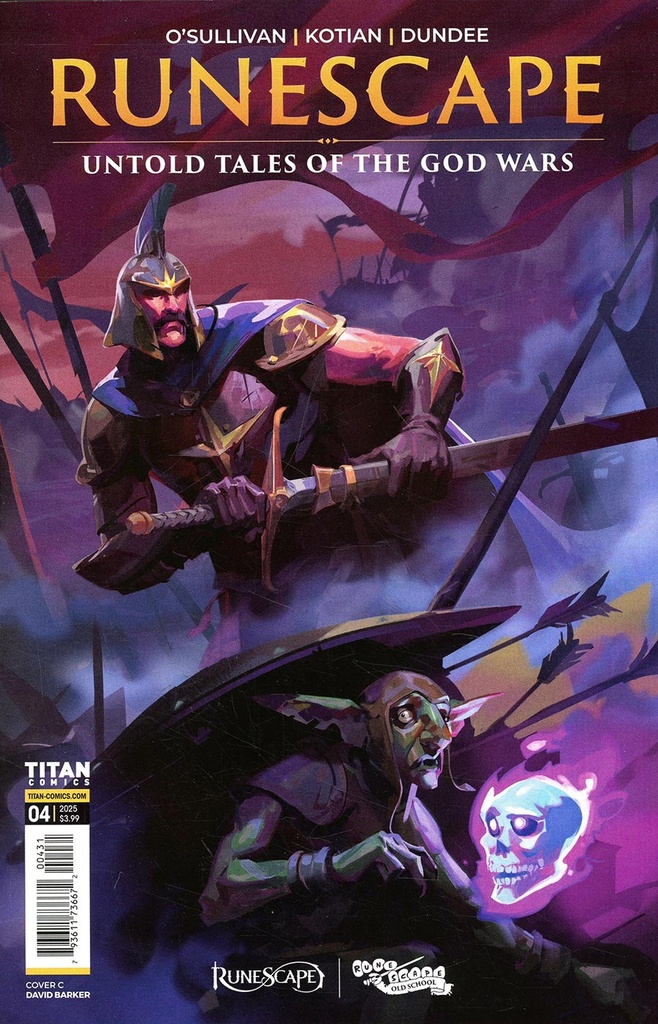 RuneScape: Untold Tales of the God Wars #4 (Cover C Dave Barker)