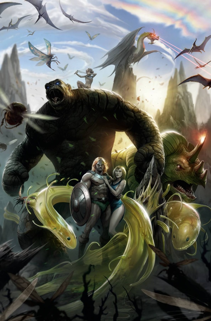 The Herculoids #1 (Cover G Francesco Mattina Foil Virgin Variant)