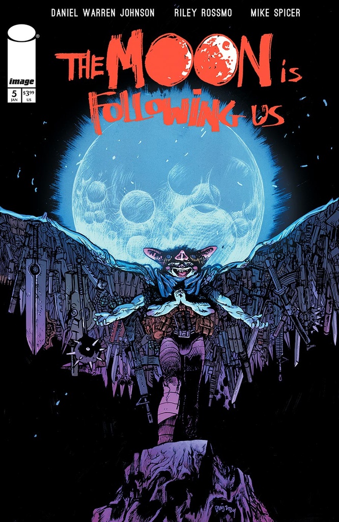 The Moon Is Following Us #5 of 10 (Cover B Daniel Warren Johnson & Mike Spicer)