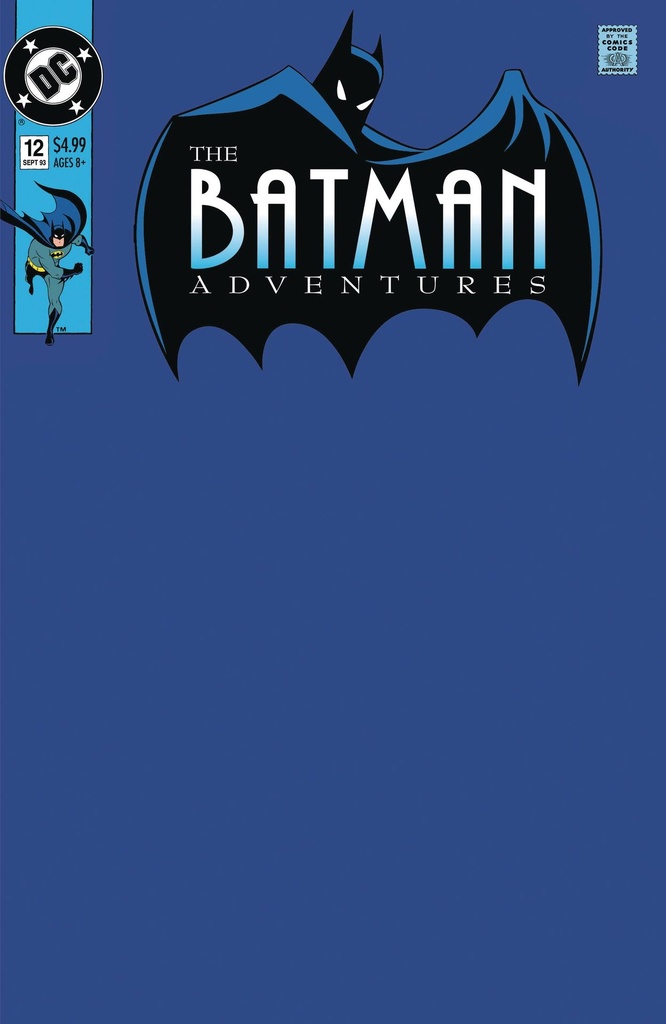 The Batman Adventures #12 (Facsimile Edition Cover D Blank Variant)
