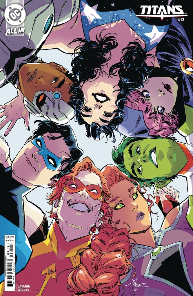Titans #21 (Cover C Amy Reeder Card Stock Variant)
