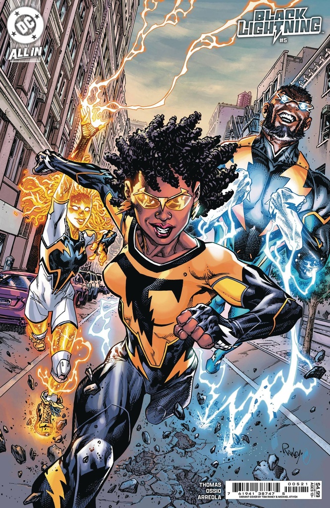 Black Lightning #5 (Cover B Tom Raney Card Stock Variant)
