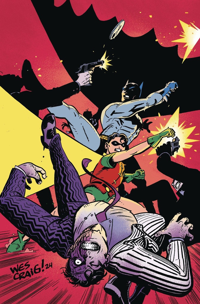 Batman and Robin: Year One #6 of 12 (Cover C Wes Craig Card Stock Variant)