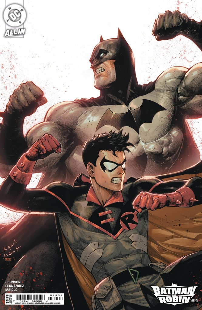 Batman and Robin #19 (Cover C Miguel Mendonca Card Stock Variant)
