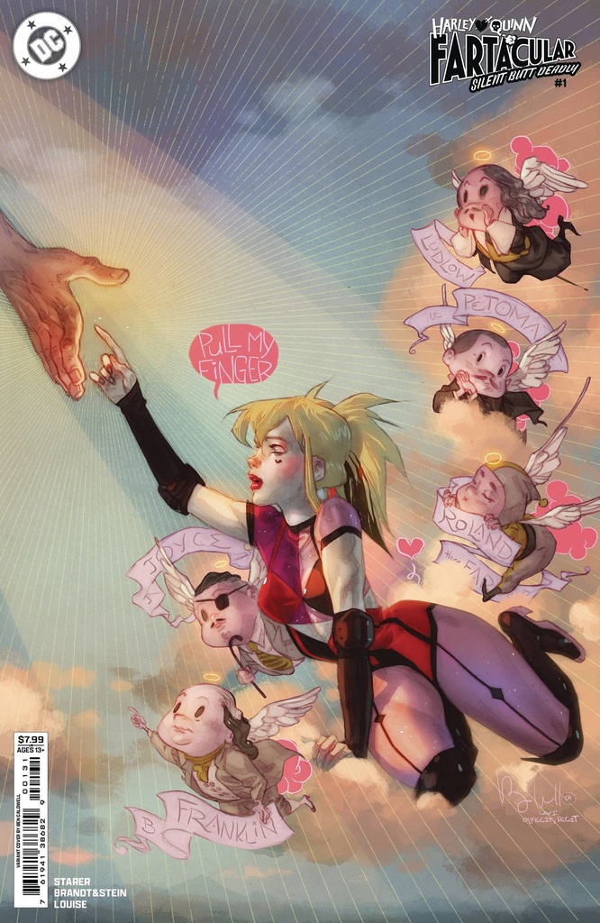 Harley Quinn Fartacular: Silent Butt Deadly #1 (Cover C Ben Caldwell Card Stock Variant)