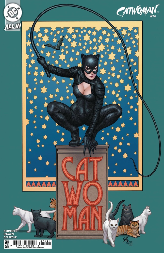 Catwoman #74 (Cover B Frank Cho Card Stock Variant)