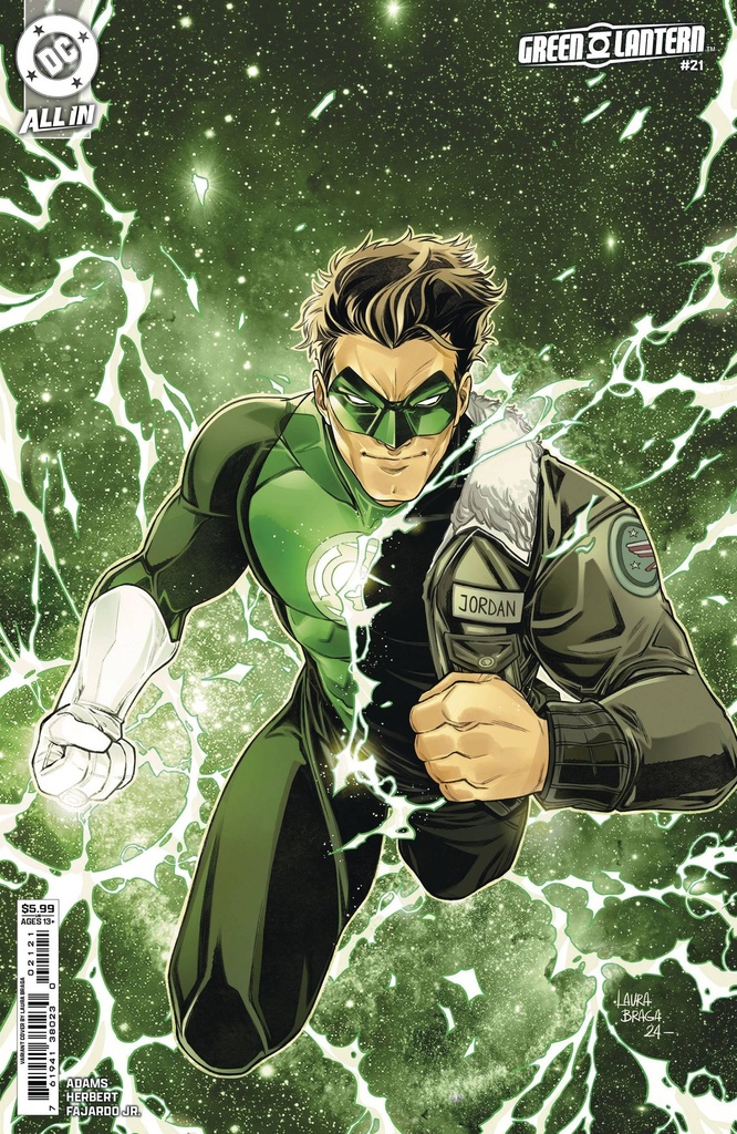Green Lantern #21 (Cover C Laura Braga Card Stock Variant)