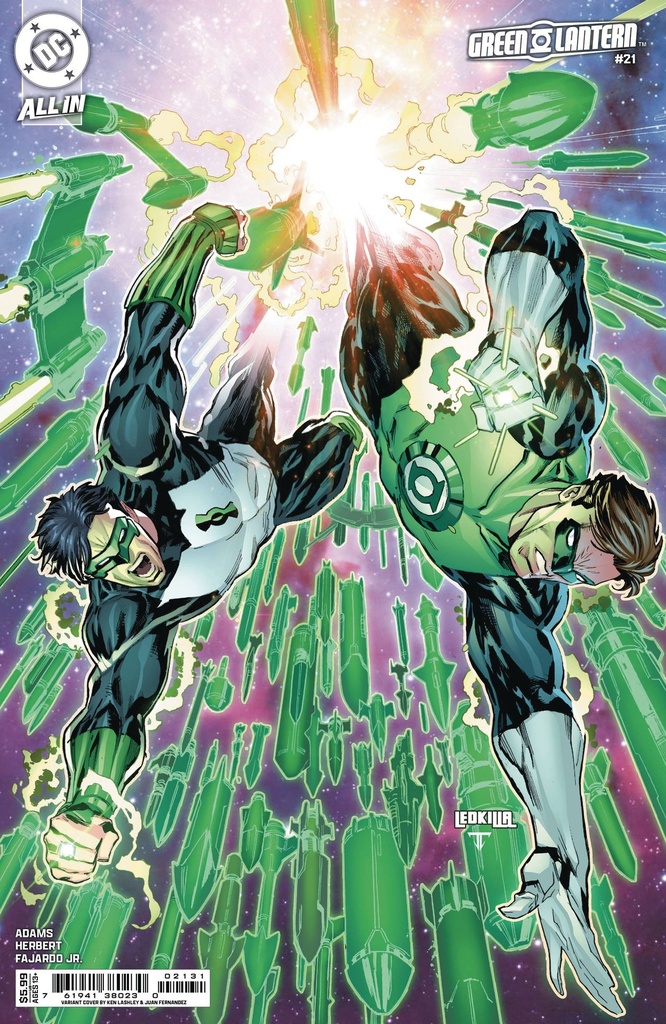 Green Lantern #21 (Cover B Ken Lashley Card Stock Variant)