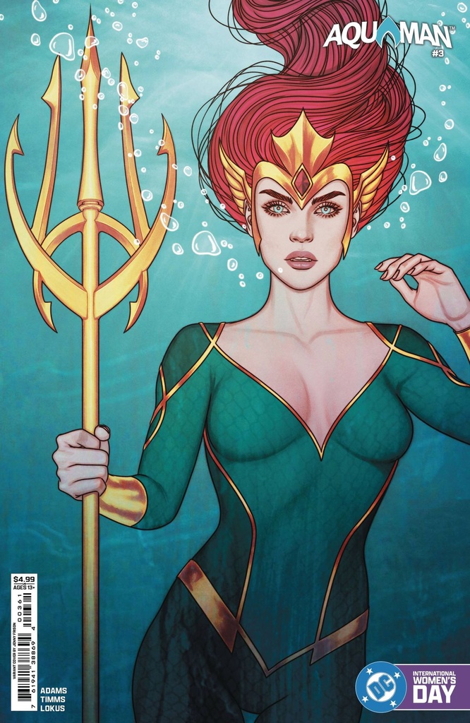 Aquaman #3 (Cover E Jenny Frison International Womens Day Card Stock Variant)