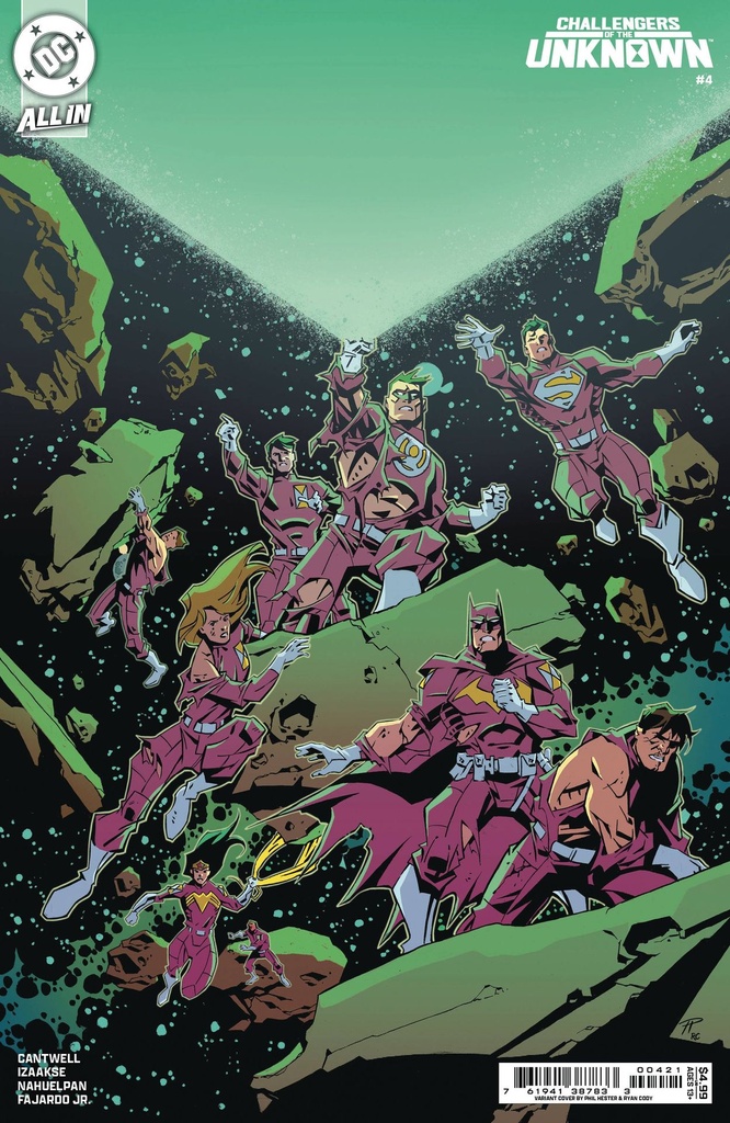 Challengers of the Unknown #4 of 6 (Cover B Phil Hester Card Stock Variant)