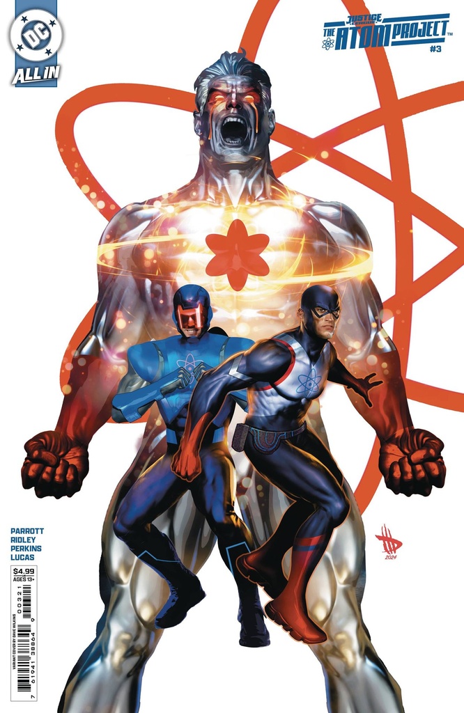 Justice League: The Atom Project #3 of 6 (Cover B Dave Wilkins Card Stock Variant)