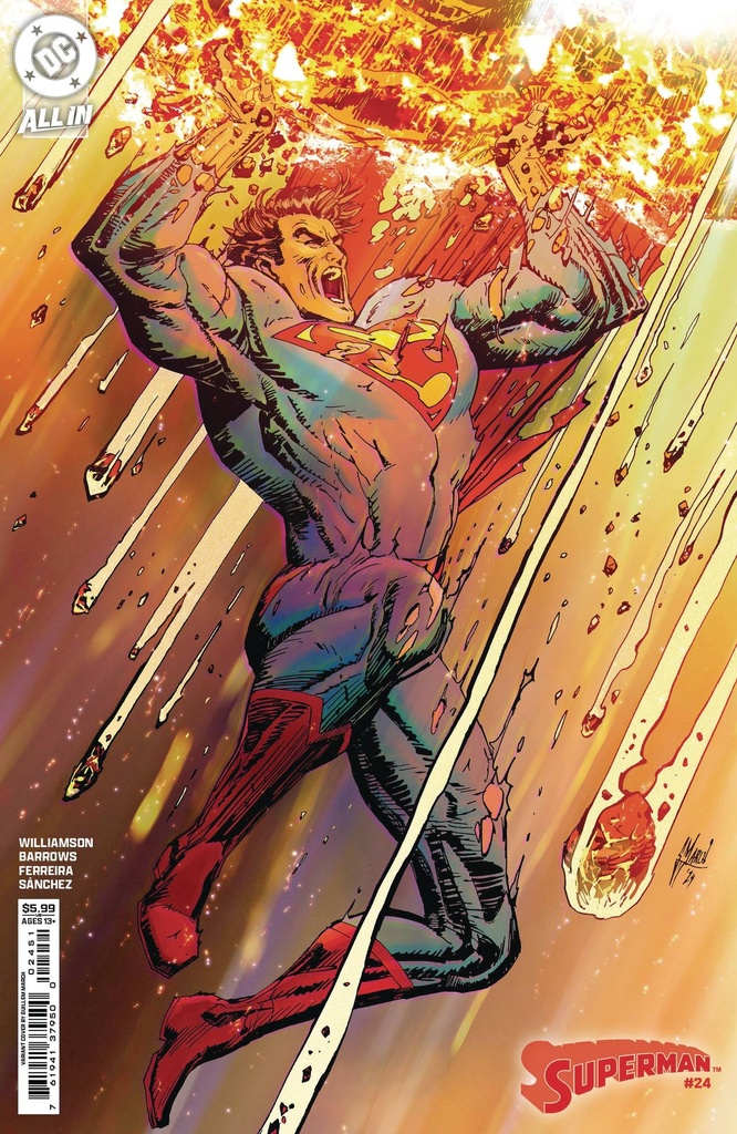 Superman #24 (Cover C Guillem March Card Stock Variant)