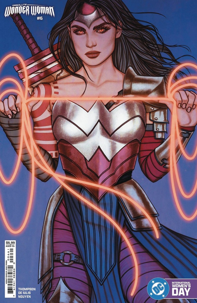 Absolute Wonder Woman #6 (Cover E Jenny Frison International Womens Day Card Stock Variant)