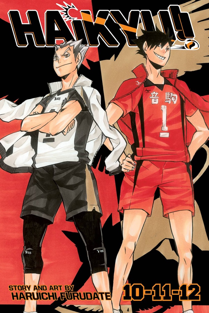 Haikyu!! (3-in-1 Edition), Vol. 4 (Vols. 10-12)