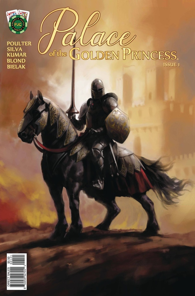 Palace of the Golden Princess #1 (Cover B Ediano Silva Armored Knight Variant)