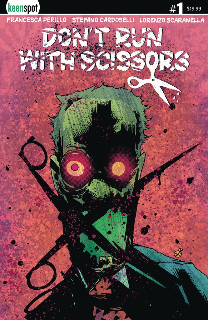Don't Run with Scissors #1 (Cover F Stefano Cardoselli Holofoil Variant)