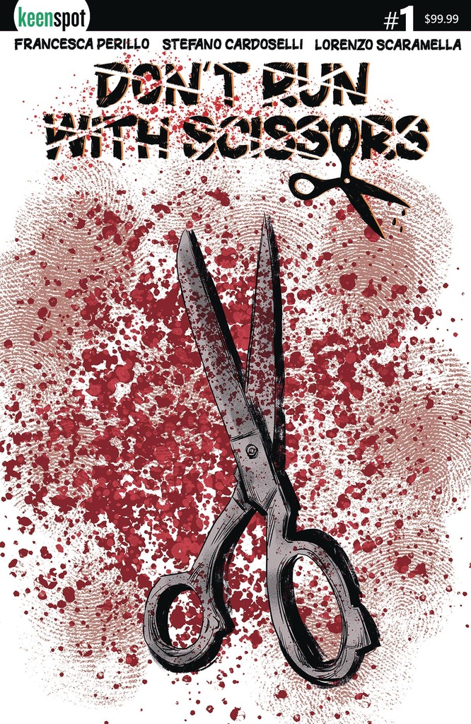 Don't Run with Scissors #1 (Cover E Stefano Cardoselli Metal Variant)