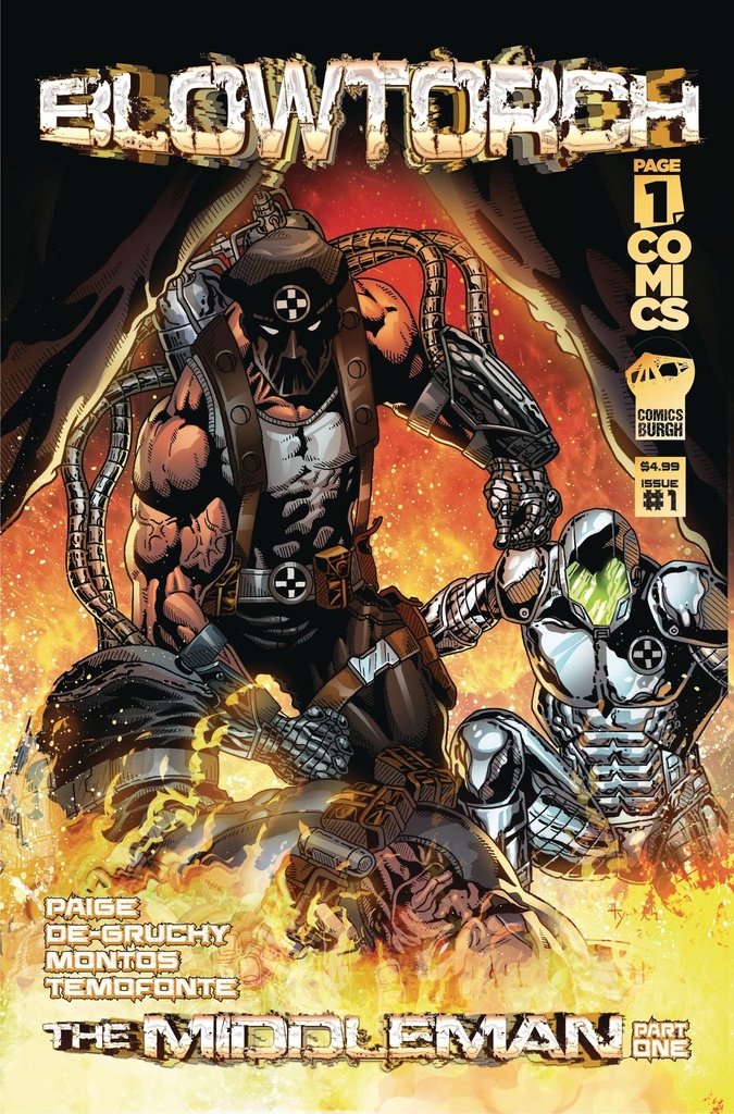 Blowtorch: The Middleman #1 of 2 (Cover B Rick Tyndall & Bryan Magnaye)