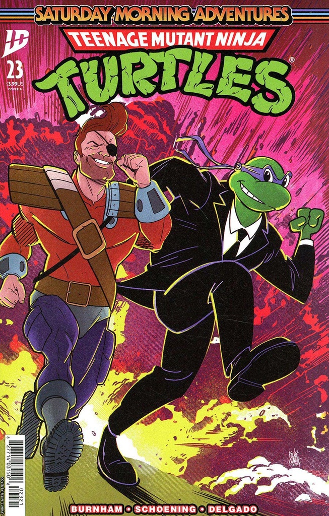 TMNT: Saturday Morning Adventures Continued #23 (Cover B Felipe Cunha)