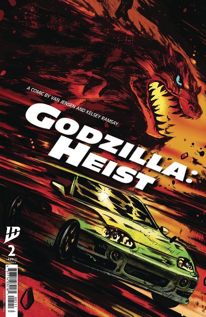Godzilla: Heist #2 (Cover B Pablo Tunica)