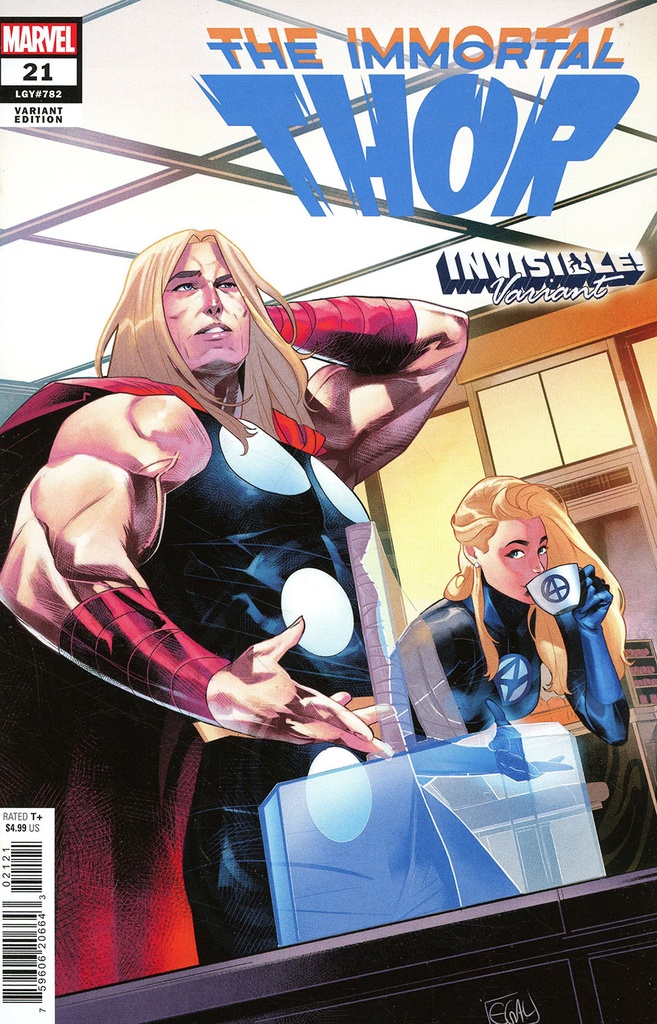 Immortal Thor #21 (Edwin Galmon Invisible Variant)