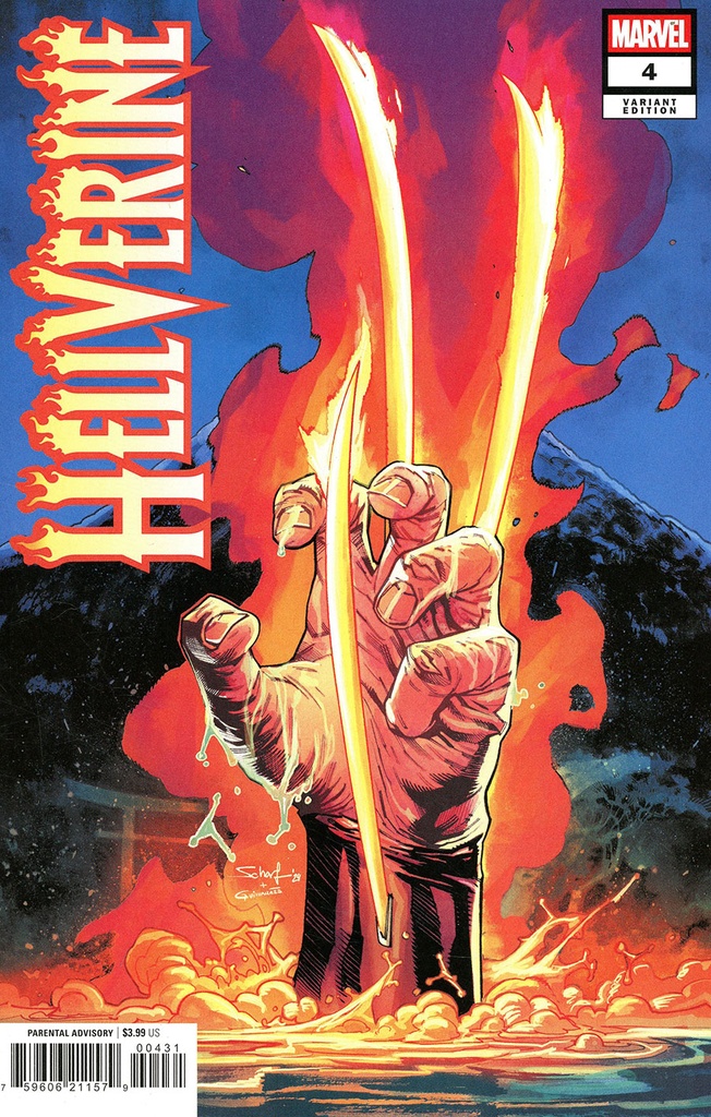 Hellverine #4 (Jonas Scharf Variant)