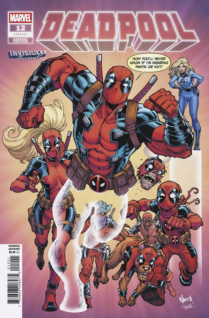 Deadpool #12 (Todd Nauck Invisible Variant)