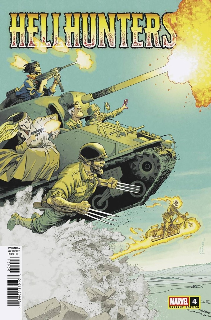 Hellhunters #4 of 5 (Declan Shalvey Variant)