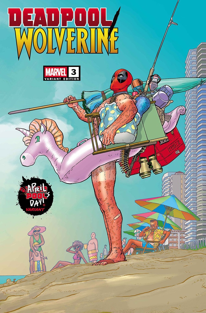 Deadpool/Wolverine #3 (Aaron Kuder April Pools Variant)