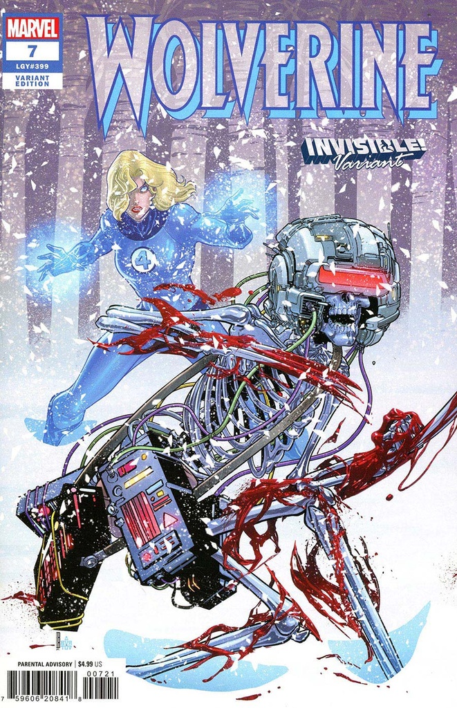 Wolverine #7 (David Baldeon Invisible Variant)
