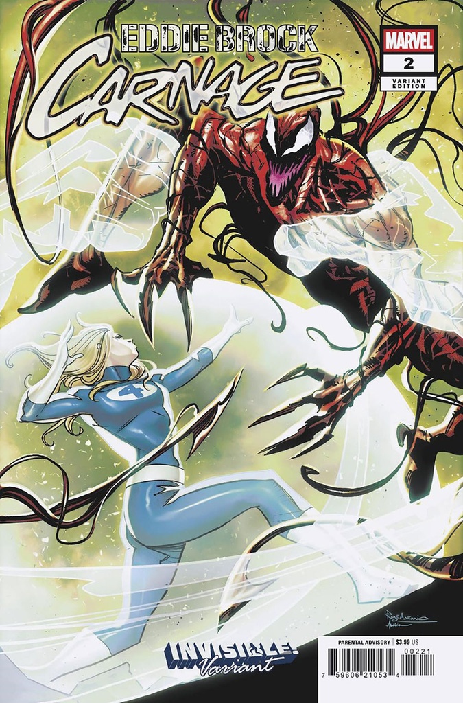 Eddie Brock: Carnage #2 (Roge Antonio Invisible Variant)
