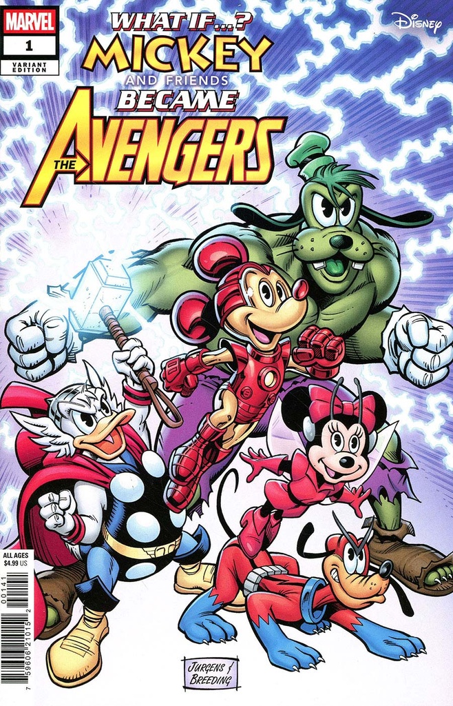 Marvel & Disney: What If...? Mickey & Friends Became the Avengers #1 (Dan Jurgens Variant)
