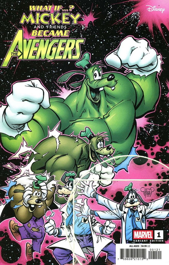 Marvel & Disney: What If...? Mickey & Friends Became the Avengers #1 (Adam Kubert Variant)