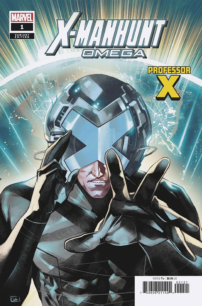 X-Manhunt Omega #1 (Edwin Galmon Professor X Variant)