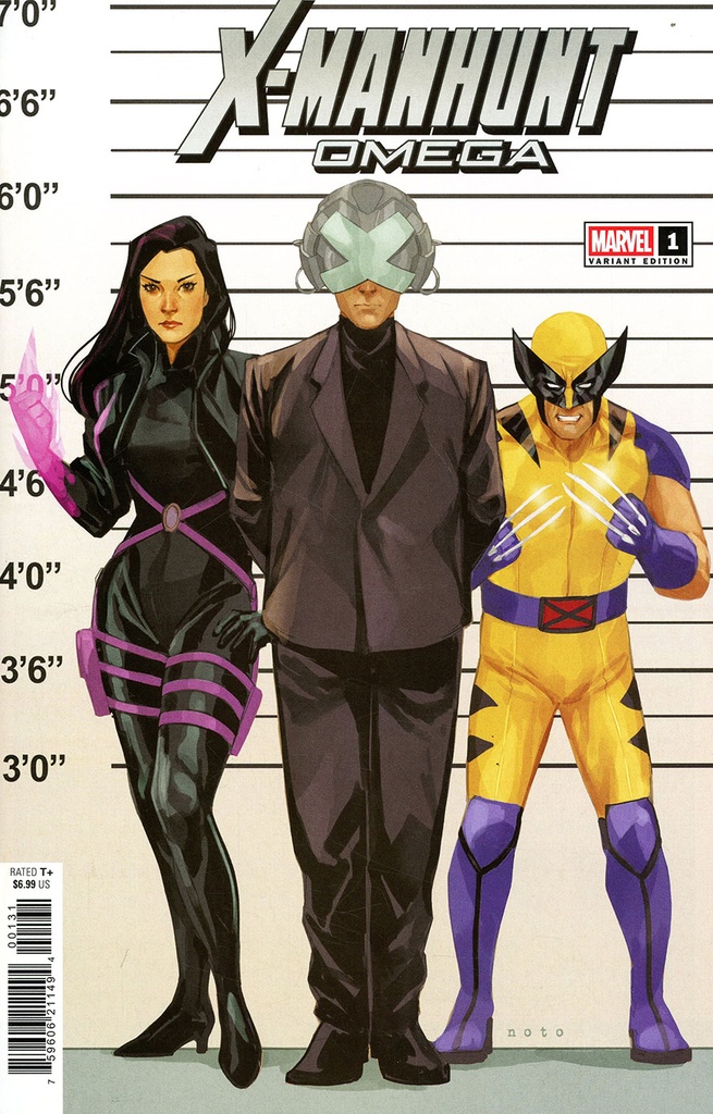 X-Manhunt Omega #1 (Phil Noto X-Manhunt Connecting Variant)
