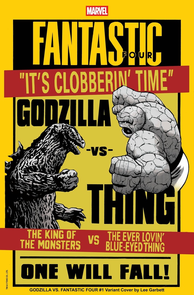 Godzilla vs. Fantastic Four #1 (Lee Garbett Versus Variant)