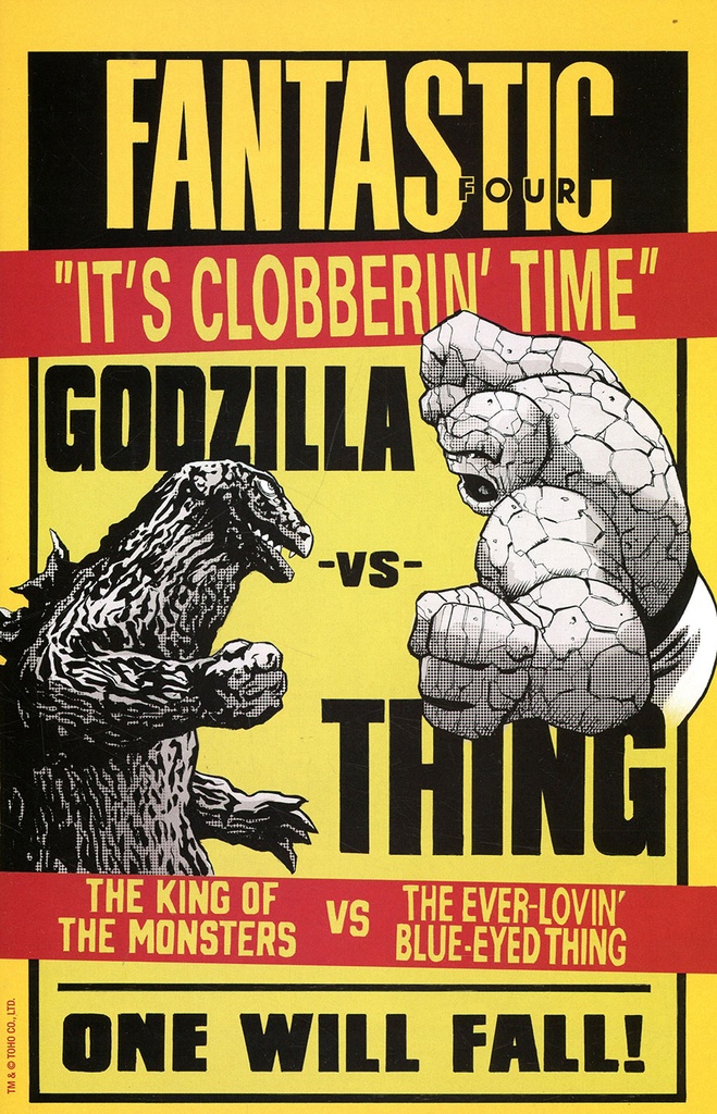 Godzilla vs. Fantastic Four #1 (Lee Garbett Versus Variant)