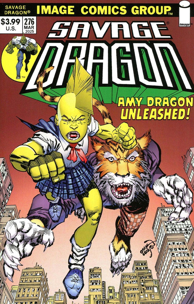 Savage Dragon #276 (Cover B Erik Larsen 70s Trade Dress Variant)