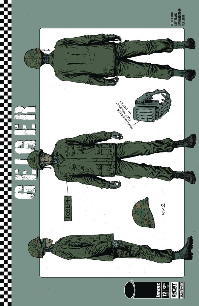 Geiger #12 (Cover C Gary Frank & Brad Anderson)