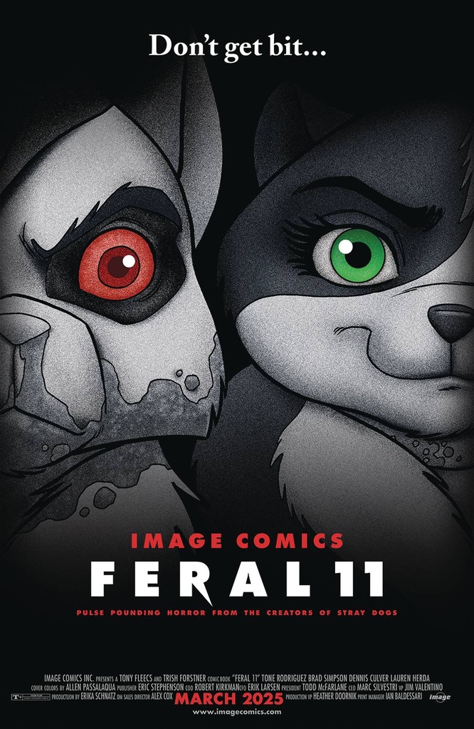 Feral #11 (Cover B Trish Forstner & Allen Passalaqua)