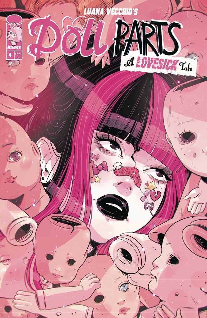 Doll Parts: A Lovesick Tale #4 of 4 (Cover B Luana Vecchio Doll Heads Variant)